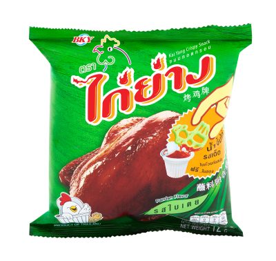 Kaiyang Brand Pandan Flavor Crispy Snack 12 G.